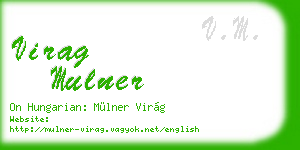 virag mulner business card
